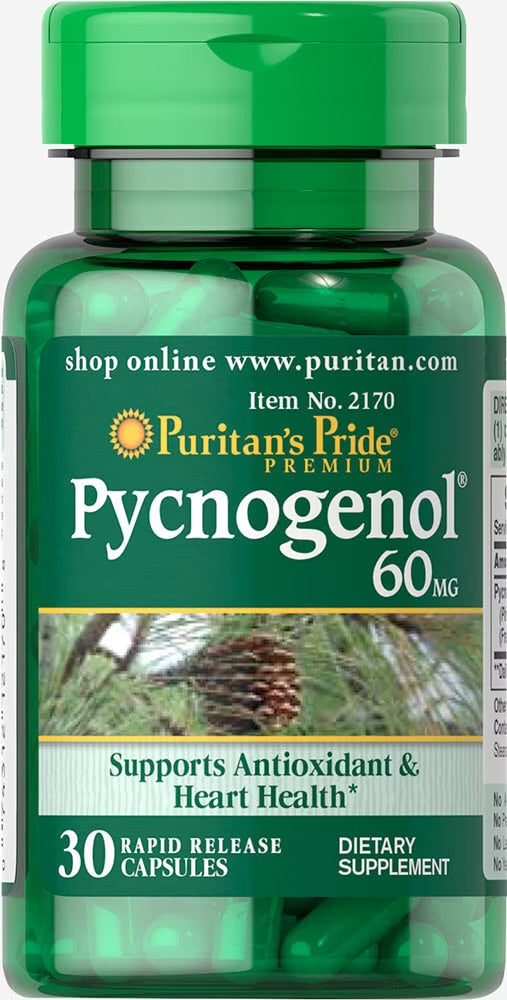 Pycnogenol 60 mg | Circulación y vasos sanguíneos