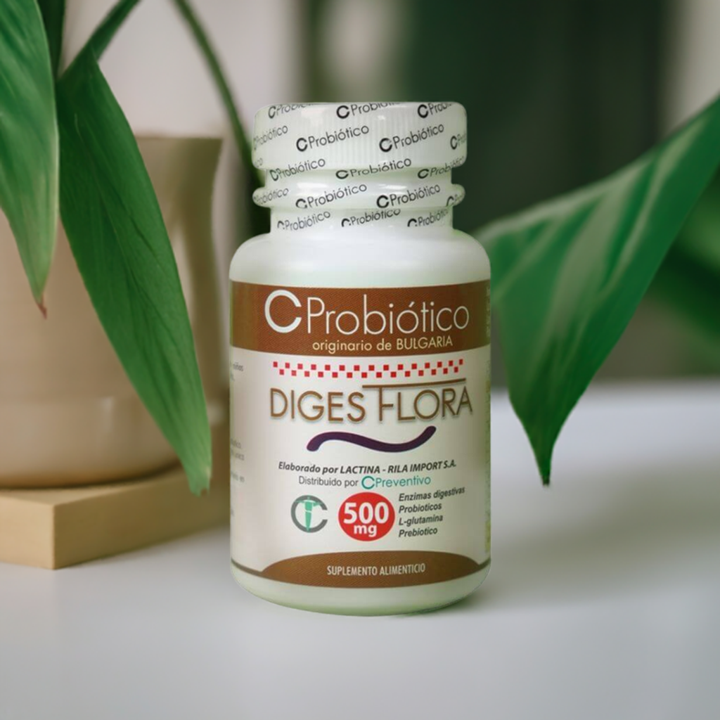 Digesflora – Mejora la digestión y reduce hinchazón – 30 cápsulas