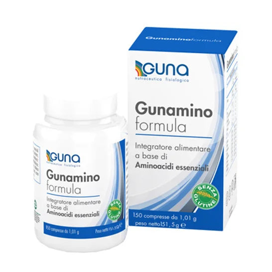 Gunamino Fórmula - 50 tabletas | Aminoácidos esenciales y proteínas