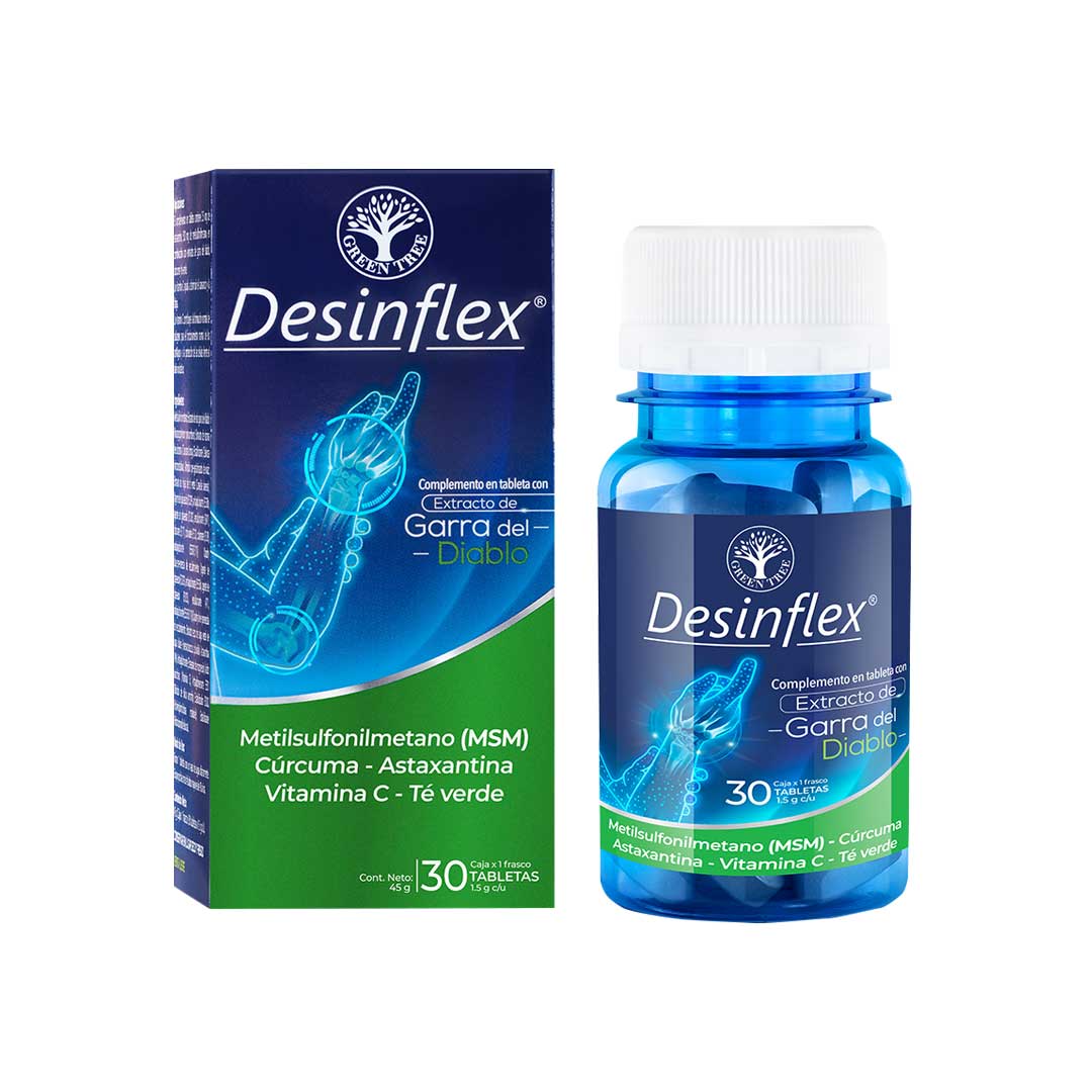 Desinflex – Dolor articular y muscular | 30 tabletas