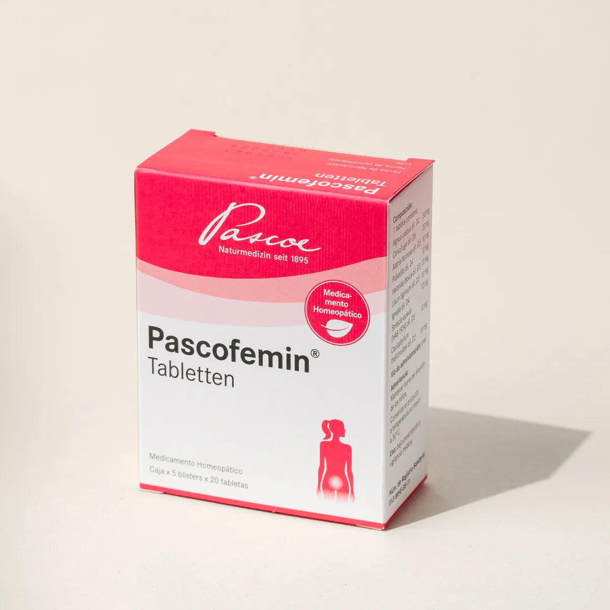 Pascofemin - 100 tabletas | Menopausia y PMS